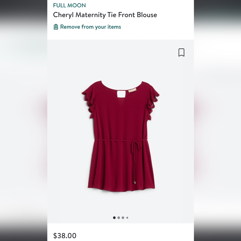 Maternity blouse